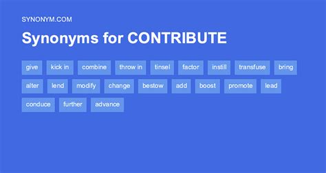 contribute verb. . Contributing antonym